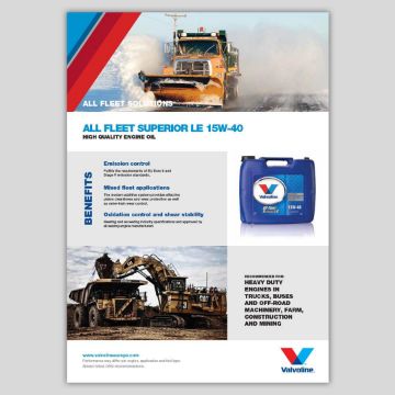 Show details for All Fleet Superior LE  15W-40  (Leaflet) Picture of All Fleet Superior LE  15W-40  (Leaflet)