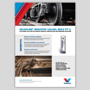 Show details for Industry Calsul Moly PT2 Grease (Leaflet) Picture of Industry Calsul Moly PT2 Grease (Leaflet)