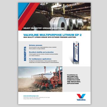 Show details for Multipurpose Lithium EP2 Grease (Leaflet) Picture of Multipurpose Lithium EP2 Grease (Leaflet)
