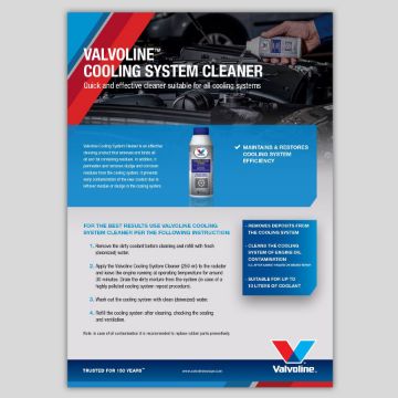 Show details for Cooling System Cleaner (Leaflet) Picture of Cooling System Cleaner (Leaflet)