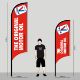 Show details for Valvoline OMO Wing Flag NEW Picture of Valvoline OMO Wing Flag NEW