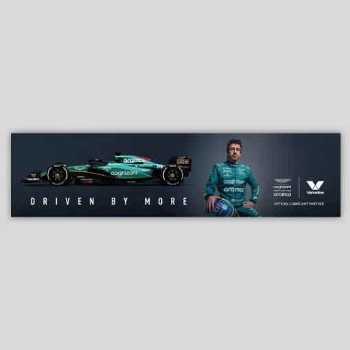 Fernando Alonso F1 Banner (3x0,75 m)