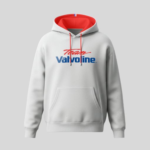 Picture of Embroidered Team Valvoline White/Red Hoodie