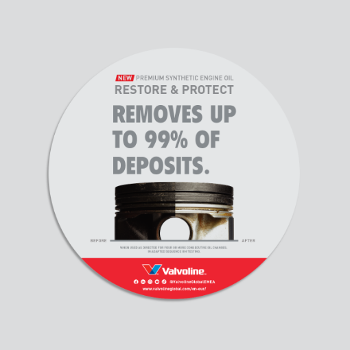 Picture of Floor Sitcker "Restore & Protect" 01