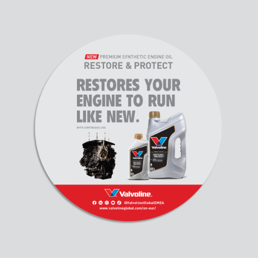 Picture of Floor Sitcker "Restore & Protect" 02