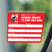 Picture of Oil Change Sticker "Restore & Protect"